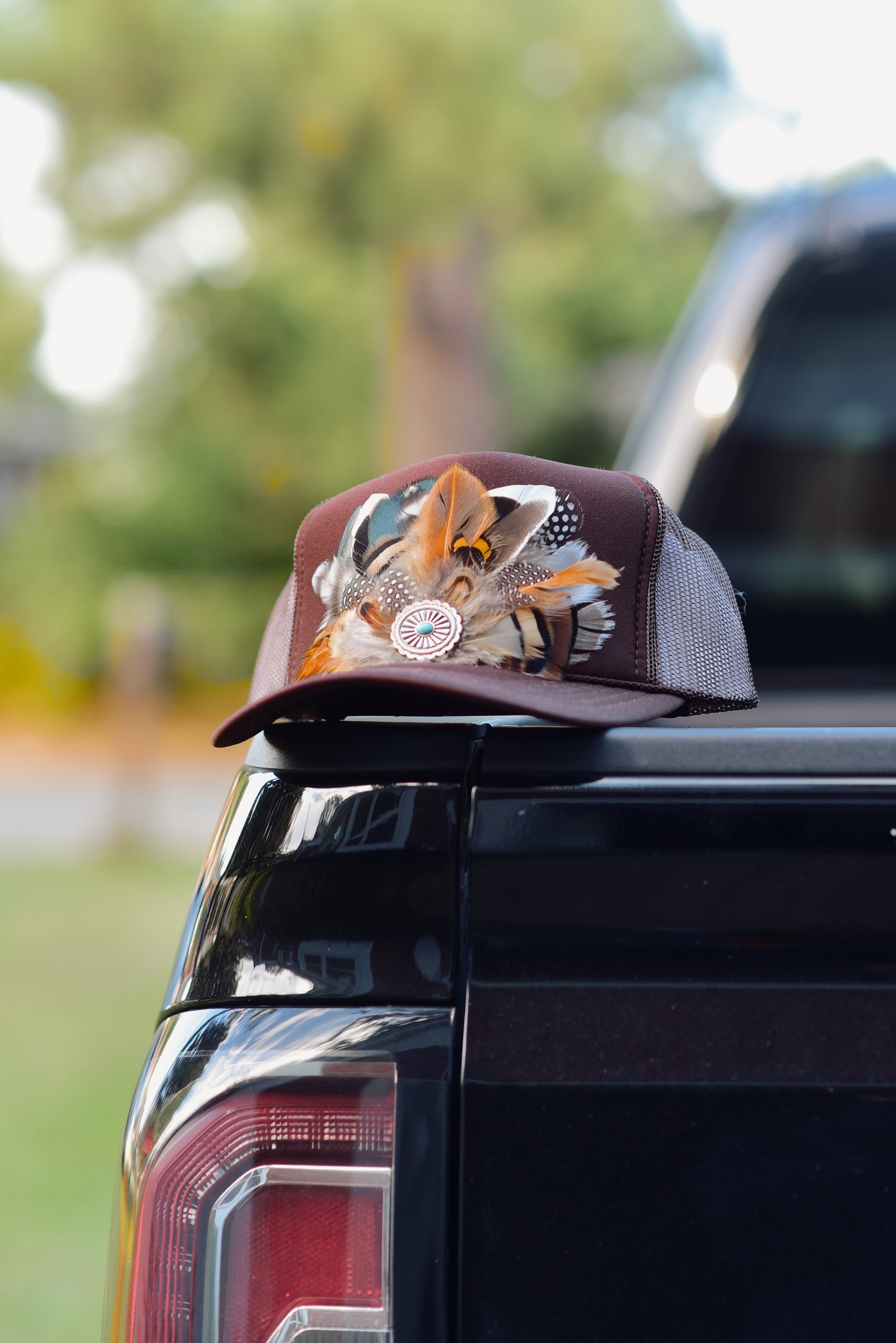 "Copper Ridge" Feathered Trucker