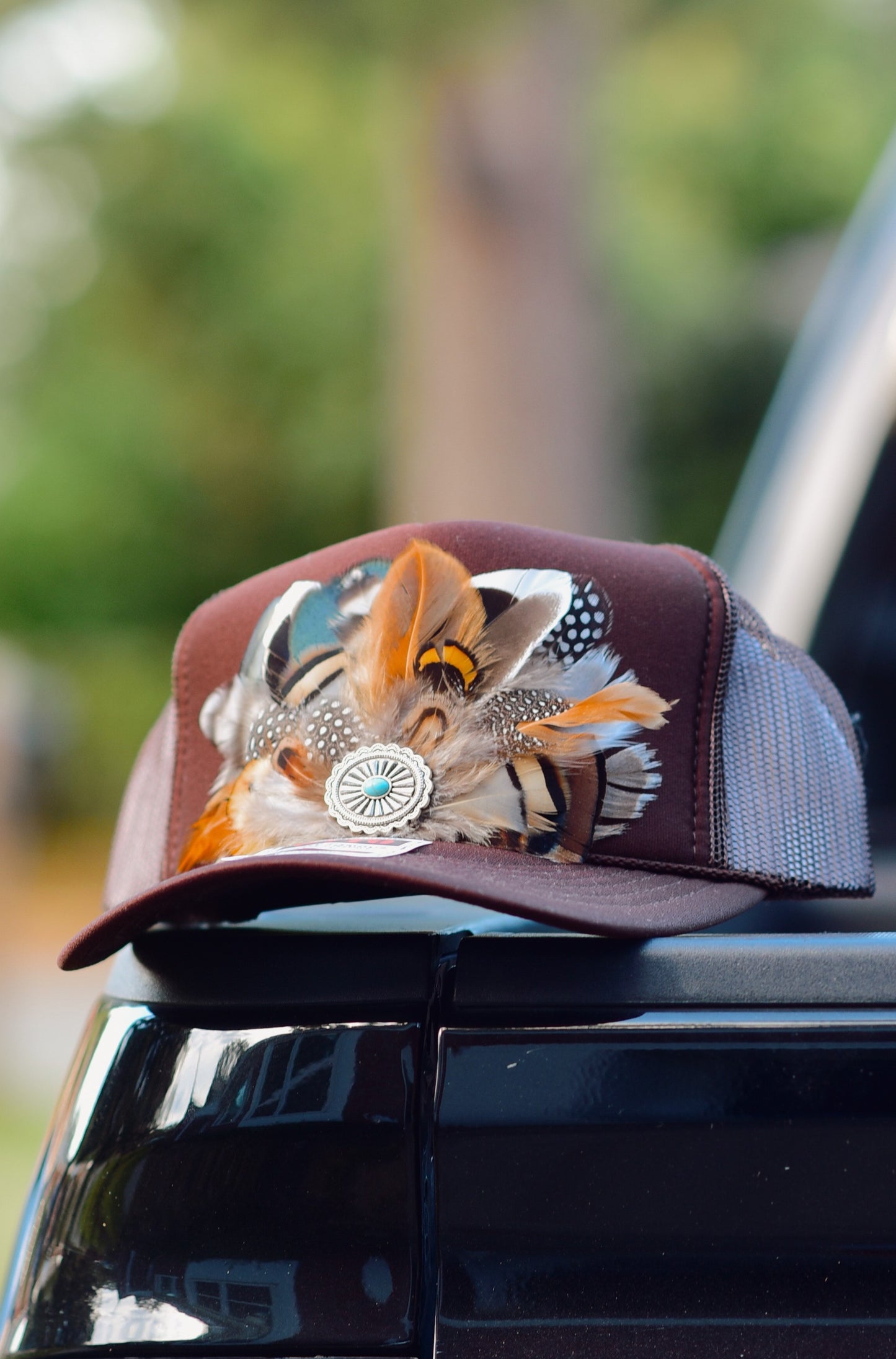 "Copper Ridge" Feathered Trucker