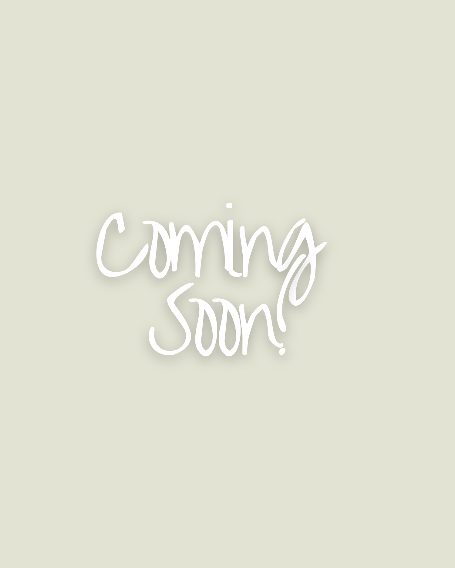 Coming Soon...