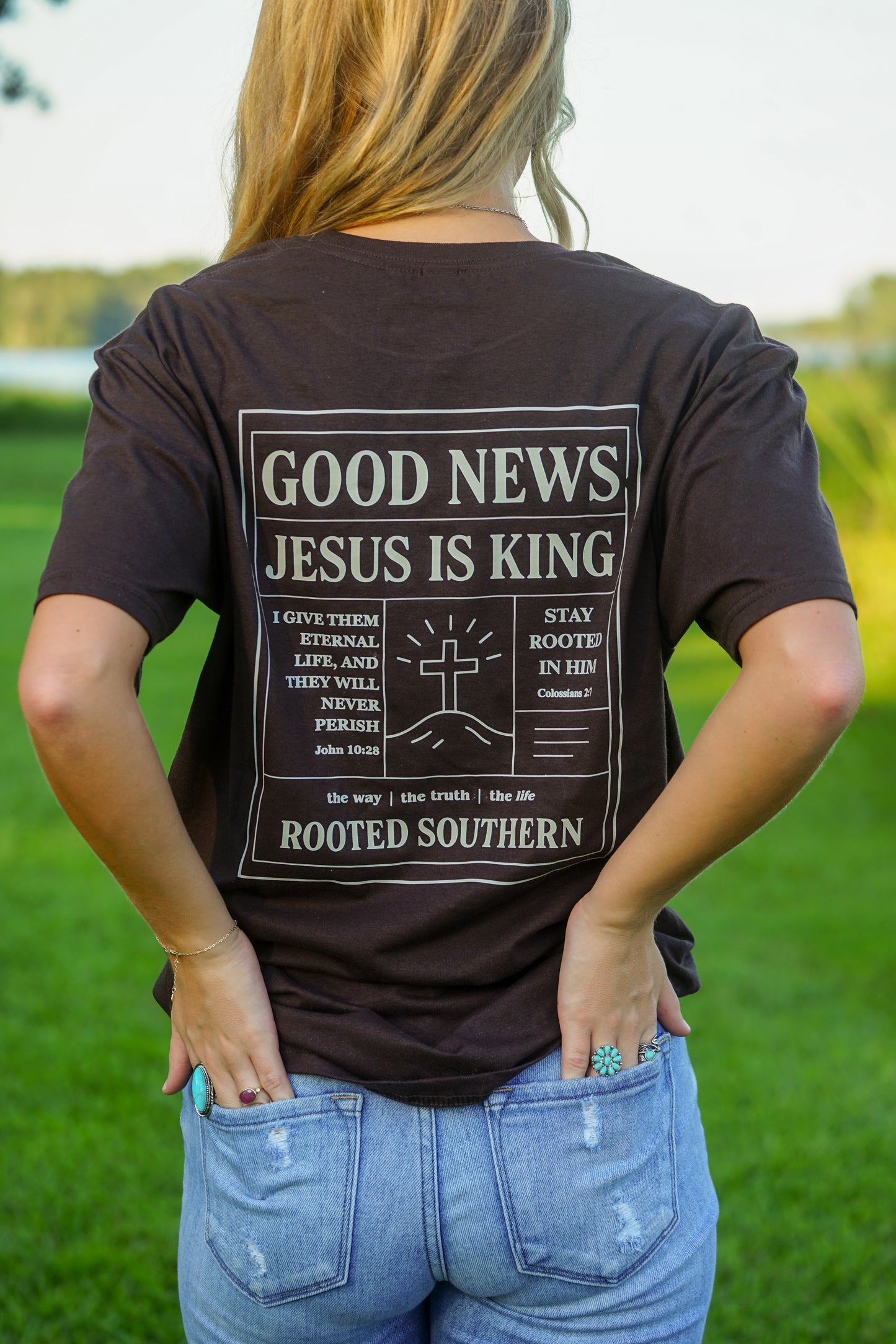 "Good News" Tee - Jesus is King