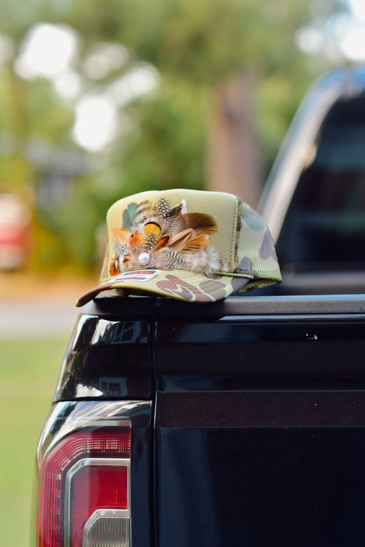 "Wild Pines" Feathered Trucker