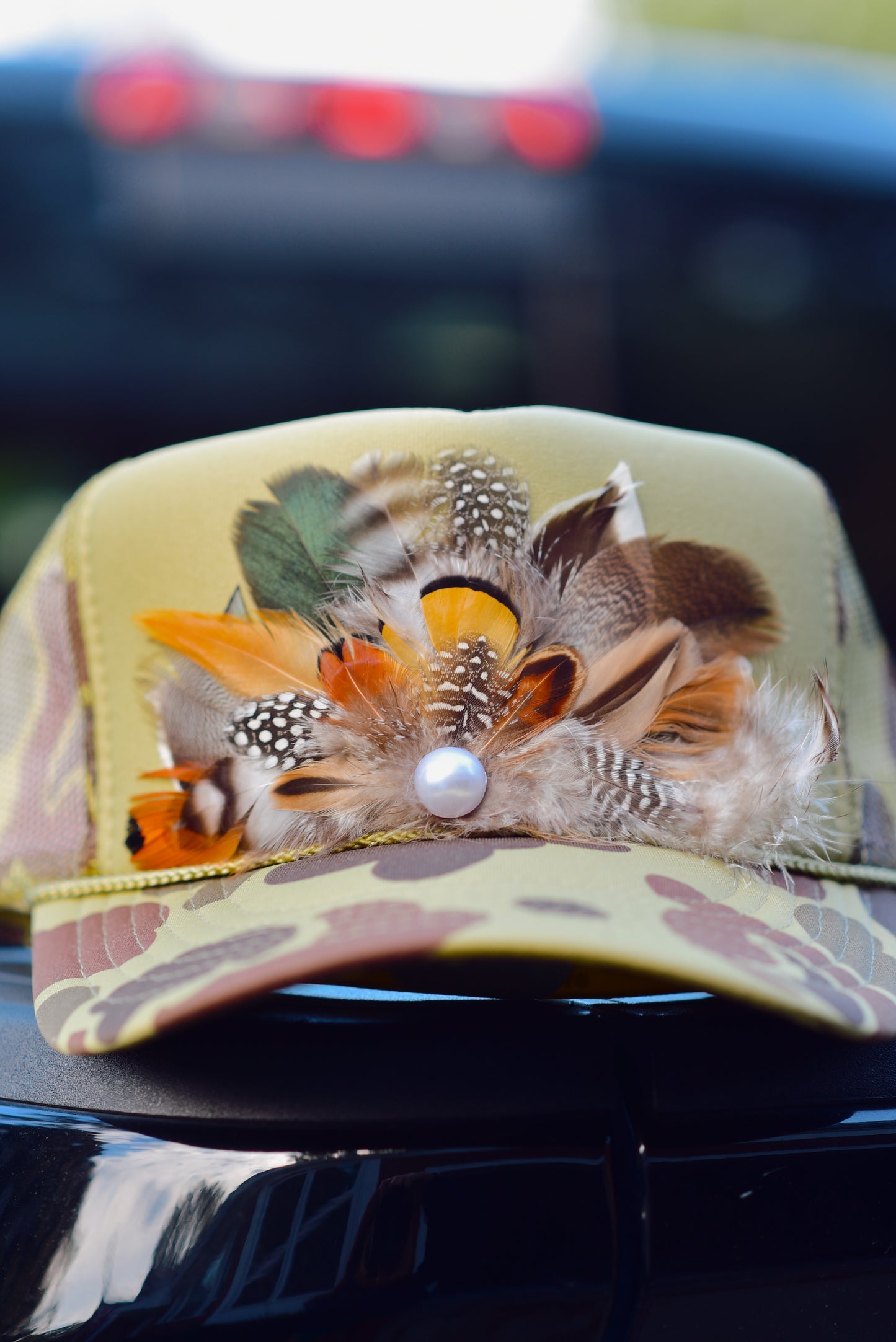 "Wild Pines" Feathered Trucker